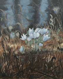 MD 07, Marie's Crocuses, Acrylic, 16 x 20 inches -$529 MD 07, Marie's Crocuses, Acrylic, 16 x 20 inches -$529