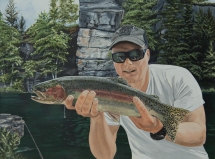 MD 14, It's A Keeper - Fisher of Men, Acrylic, Not For Sale MD 14, It's A Keeper - Fisher of Men, Acrylic, Not For Sale