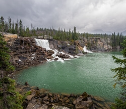 A Rainy Day at Monkman Falls, Colin Ruxton, $235 A Rainy Day at Monkman Falls, Colin Ruxton, SOLD