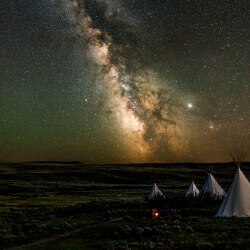 Grasslands Camp, Steve Mumert, 40 x 20, $585 Grasslands Camp, Steve Mumert, 40 x 20, $585