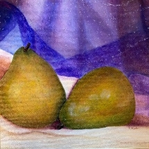 CM 01, Pears, Acrylic, 12 x 12, $200 CM 01, Pears, Acrylic, 12 x 12, $200