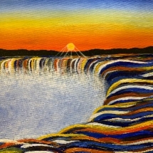 CM 07, Niagra Falls, Acrylic, 11 x 14 inches, $135 CM 07, Niagra Falls, Acrylic, 11 x 14 inches, $135