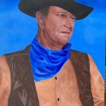CM 12, John Wayne, Acrylic, 24 x 18, NFS CM 12, John Wayne, Acrylic, 24 x 18, NFS