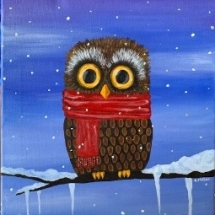 CM 13, One Word Brrr!, Acrylic, 14 x 11, $135 CM 13, One Word Brrr!, Acrylic, 14 x 11, $135